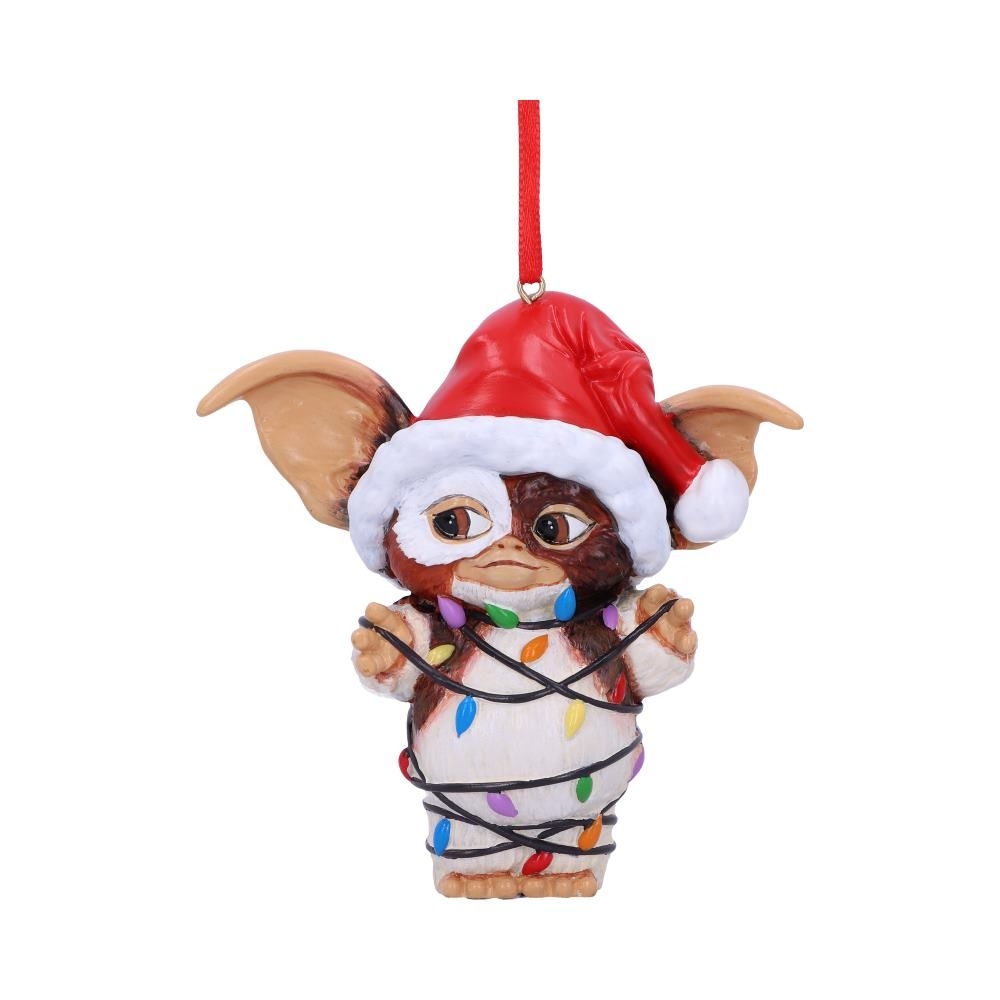 Nemesis Now Gremlins - Gizmo in Fairy Lights Hanging Ornament Boule de Noël - Multicolore